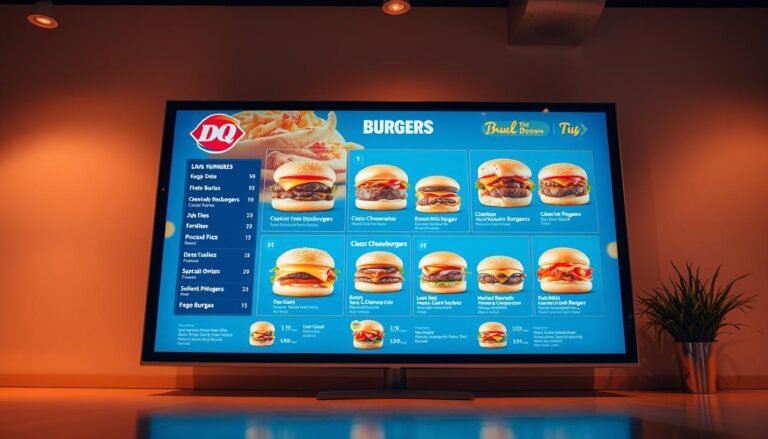 dairy queen burgers menu